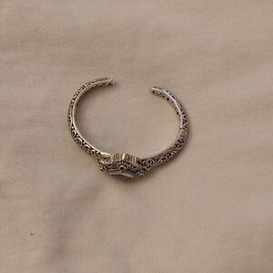 SARDA Intricate Silver Cuff Bracelet